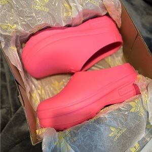 Adidas Women's Pink Clogs